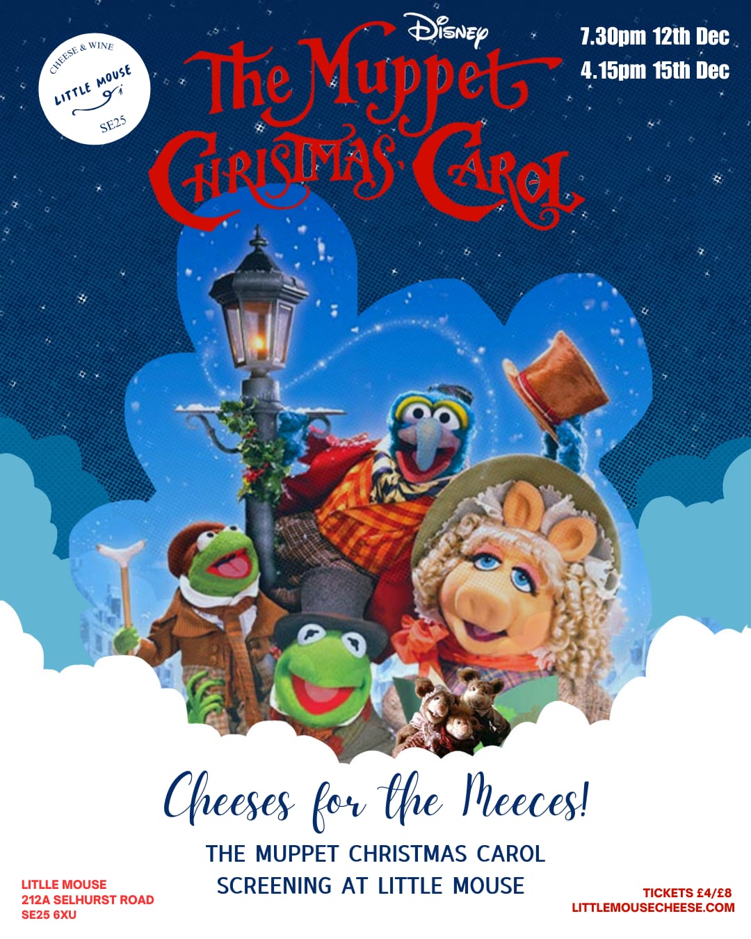 Cheeses for the Meeces: The Muppet Christmas Carol Screening - Sunday 14 December 2025